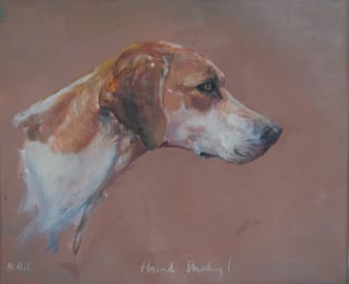 Hound study - Michelle McCullagh - Notelet