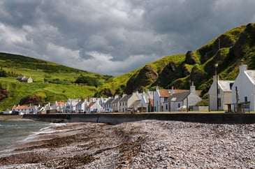 Coastal town in Aberdeenshire